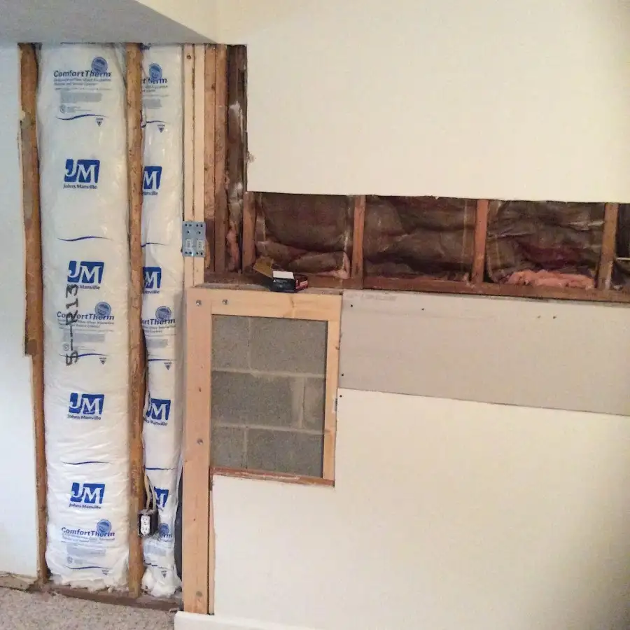 Wall insulation replacement during Structural Drying in Helena Valley Southeast